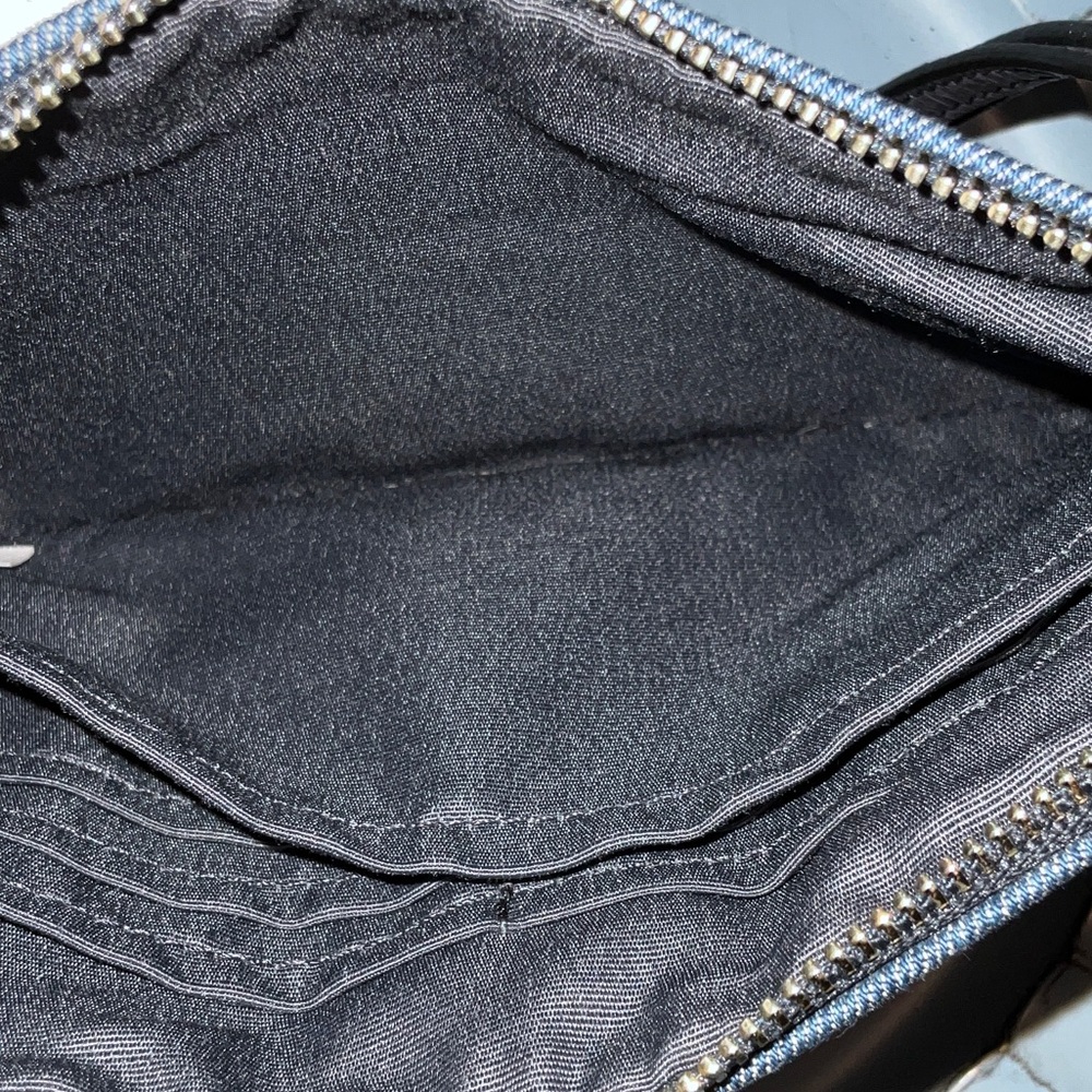 EUC Coach Denim Wristlet With Blue Hawaii Patches - Picture 4 of 14